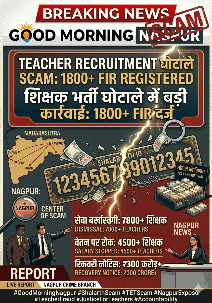 1800 शिक्षक पर आपराधिक मामले दर्ज ।