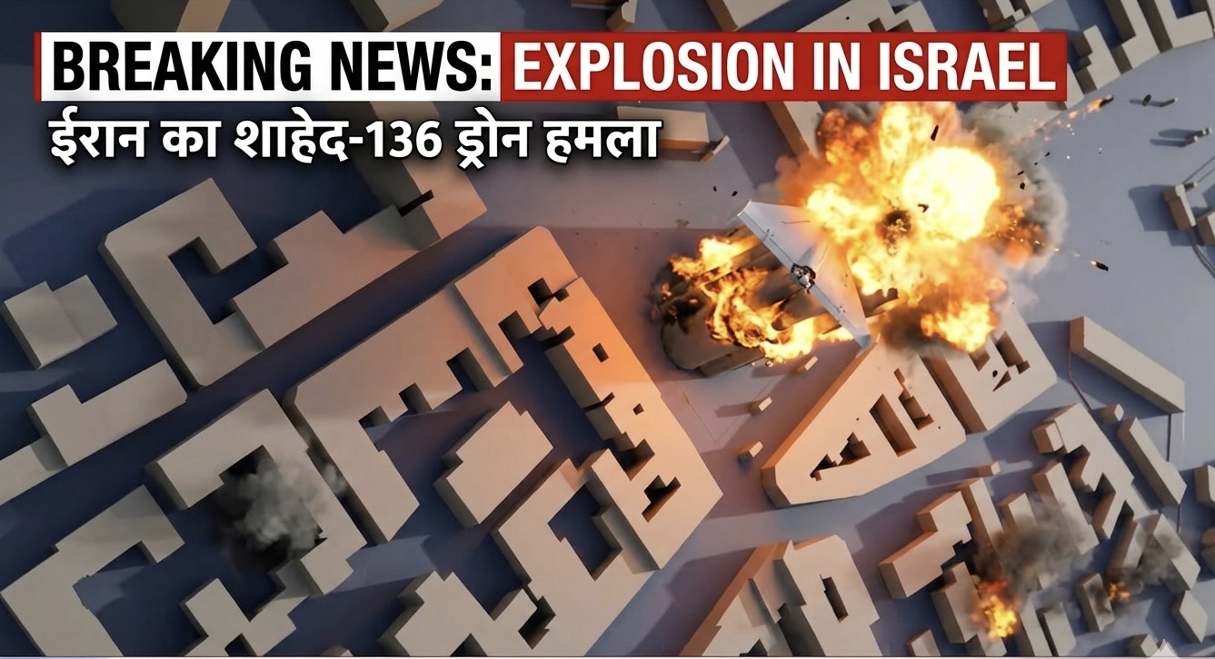 ईरान और इज़राइल की जंग में  ईरान का ड्रोन बना तबाही का सबब।