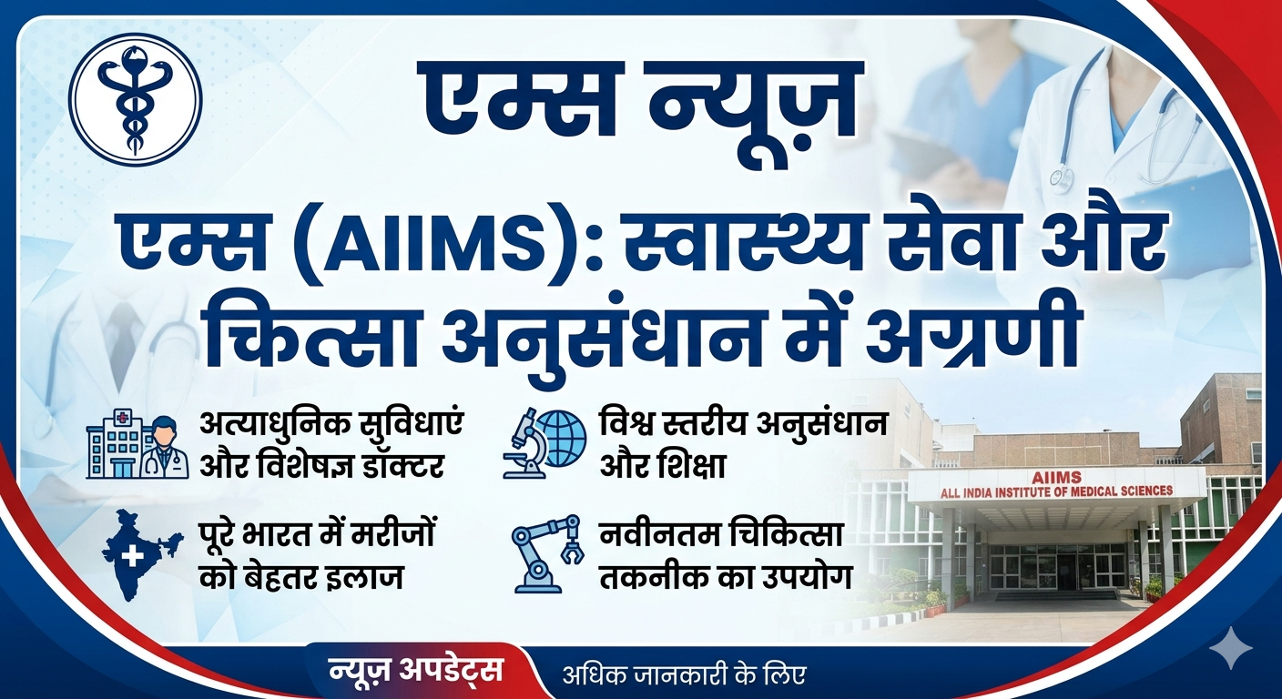 एम्स की सुविधा मे सुधार रोगियों को मिलेगा फ़ायदा ।