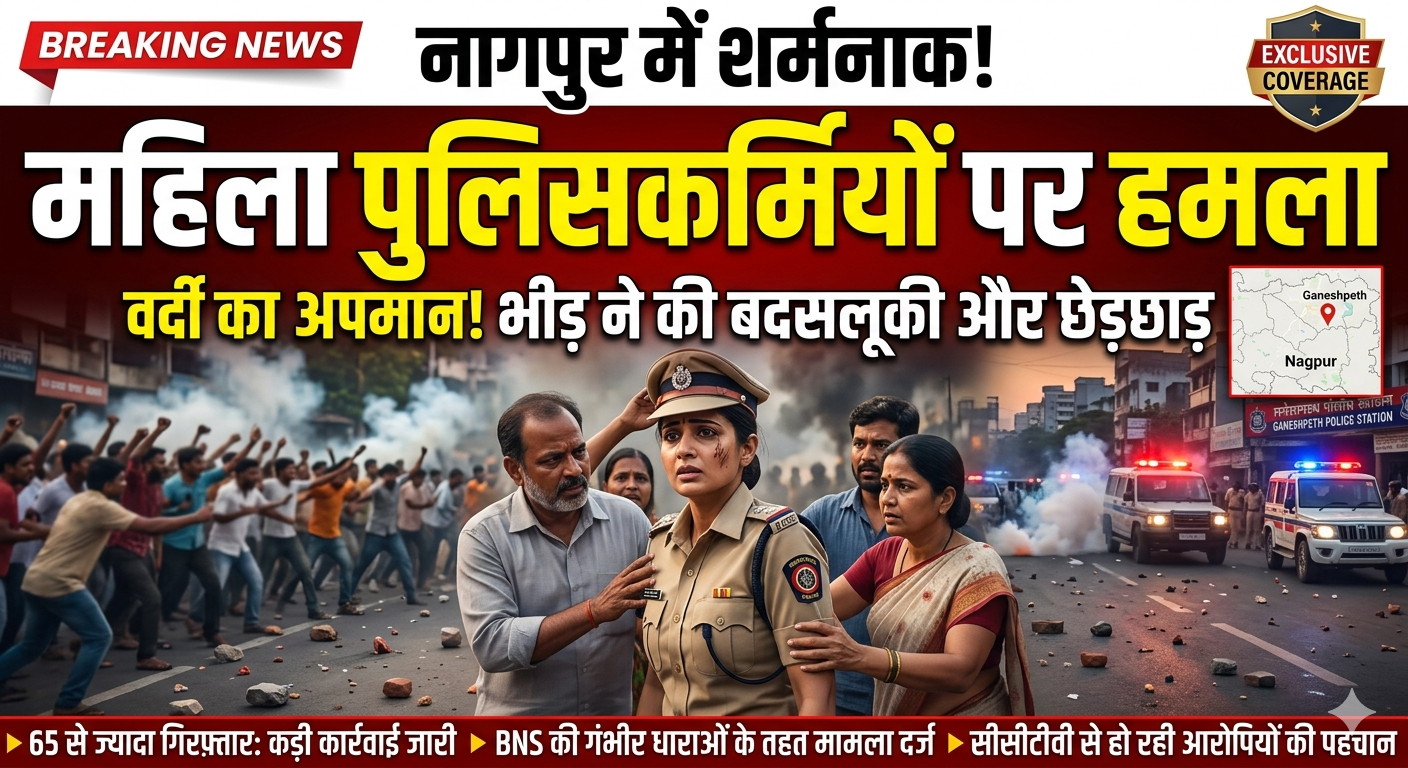 पुलिस पर हमला 