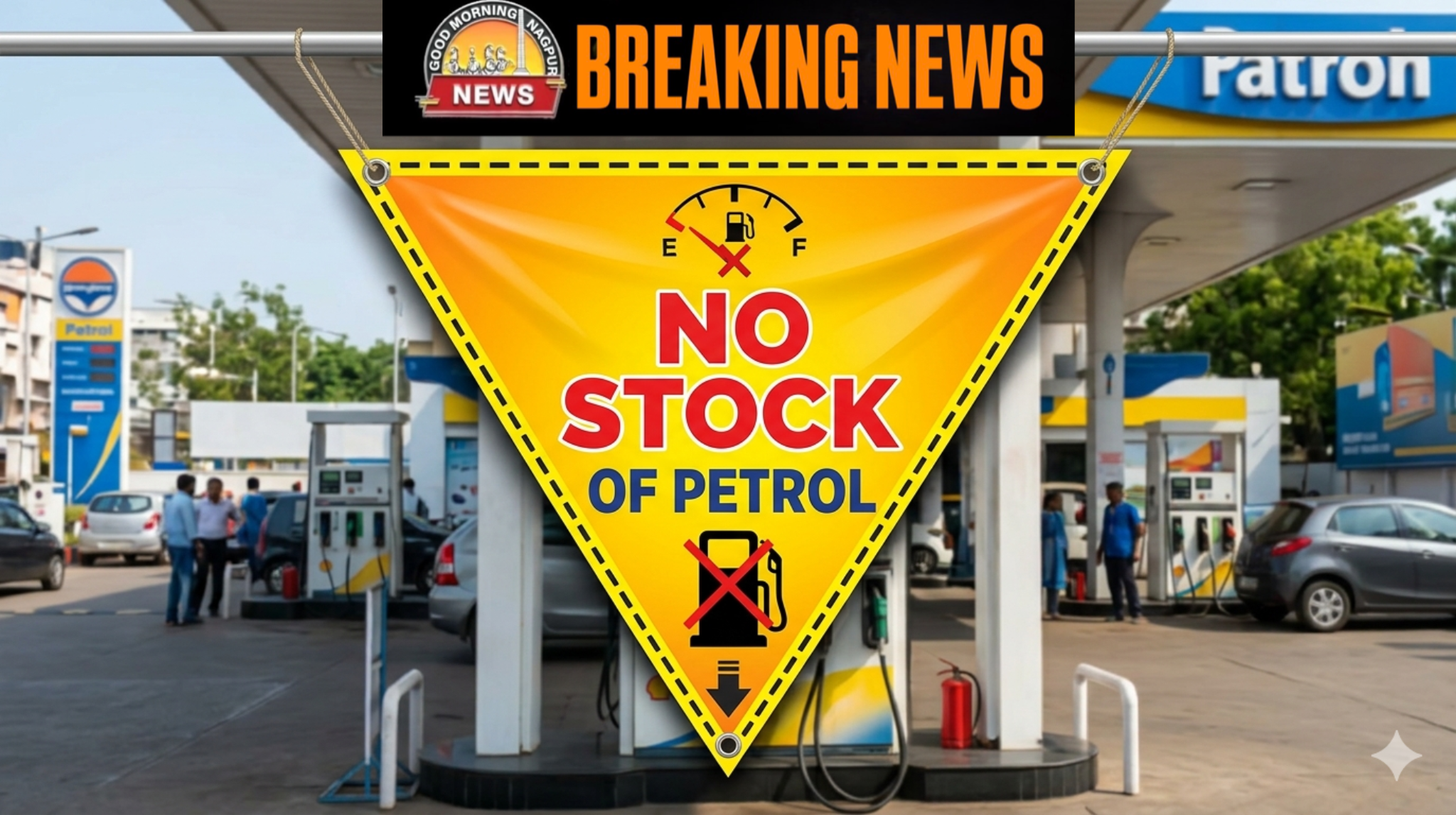 No Stock उपराजधानी मे,सच का सामना करें जिलाधिकारी ।