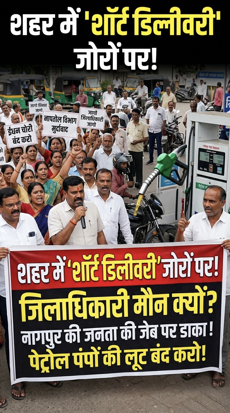 शहर मे शोर्ट डिलीवरी का शोर,सड़कों पर उतरे शहरवासी 