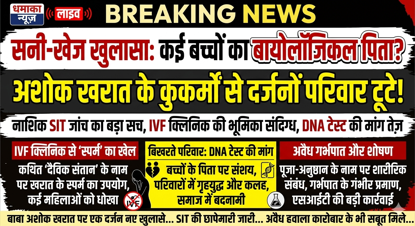 कई बच्चों का Biological पिता है अशोक खरात,DNA की जाँच  जारी:SIT