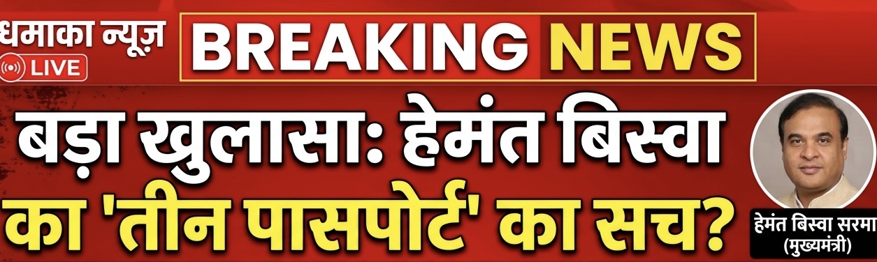 CM हेमंत बिस्वास की खराबर से बाहर किया कई  प्रमूक अख़बार ने ।