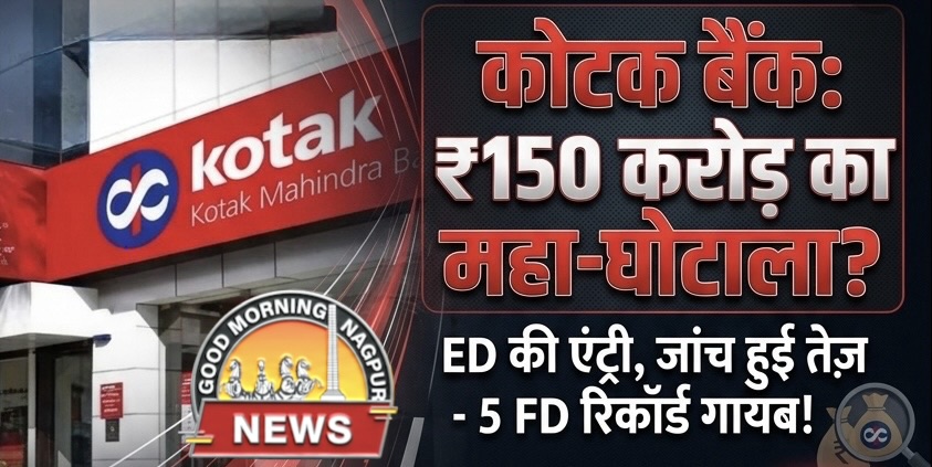 Kotak बैंक मे १५० करोड़ का  FD घोटाला 