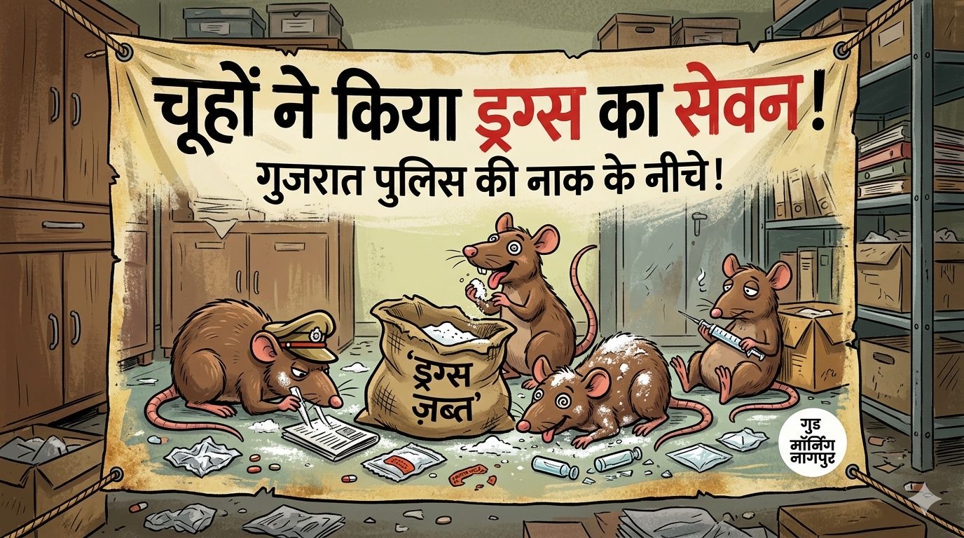 2300 kg  चूहे खा गये: गुजरात पुलिस,CAG मे ने लगाई फटकार 