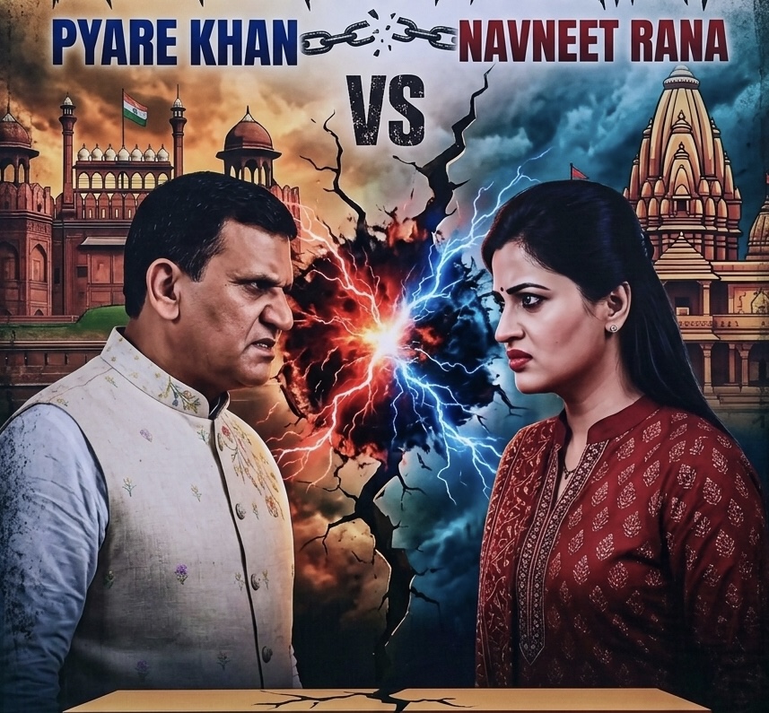 अमरावती मे कभी भी दंगा भड़कासक्ति नवनीत राणा: प्यारे ख़ान 