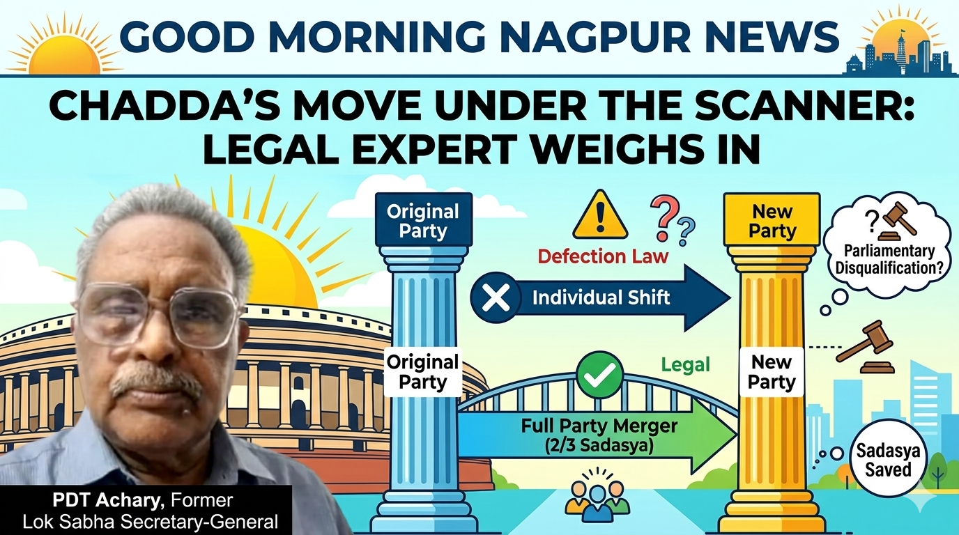 Does Raghav Chadda’s move meet the legal requirements of  a merger?