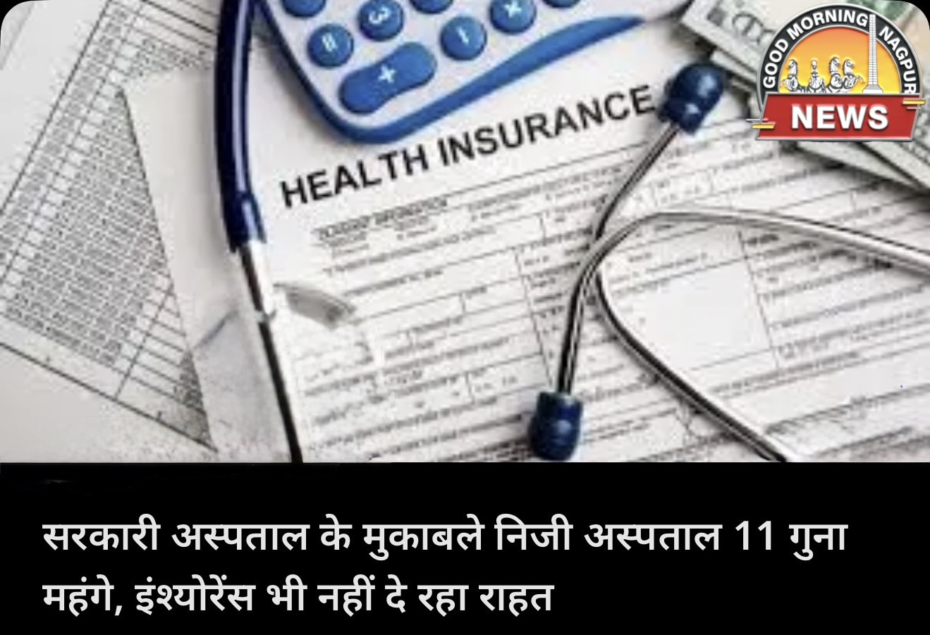 सरकारी रोगनालय से भारी निजी अस्पताल ।