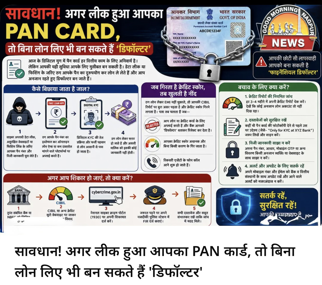 पैनकार्ड बना सकता है डिफॉल्टर 