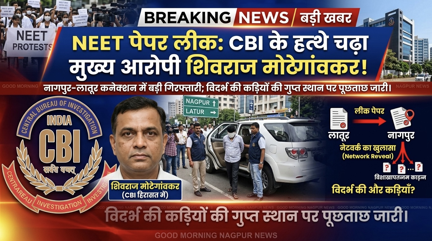 neet के तार नागपुर से जुड़े ।
