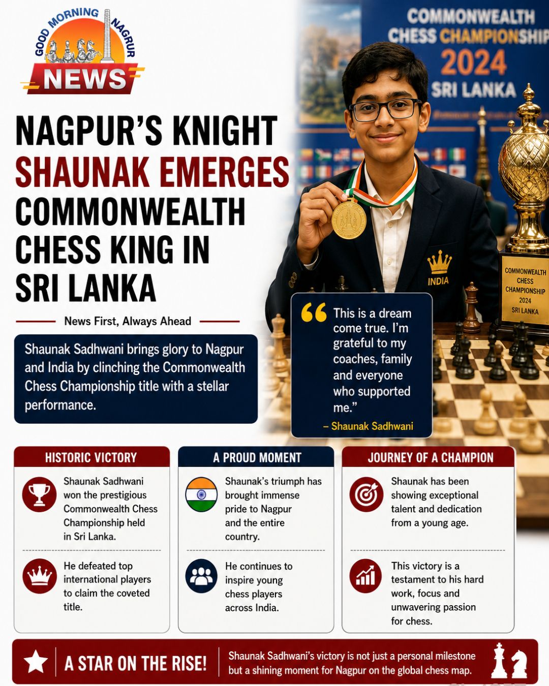 Nagpur’s Rising Chess Star
