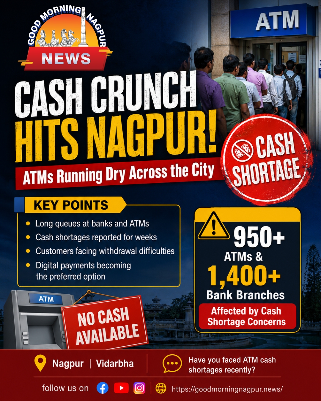 ATM Cash Shortage Hits Citywide