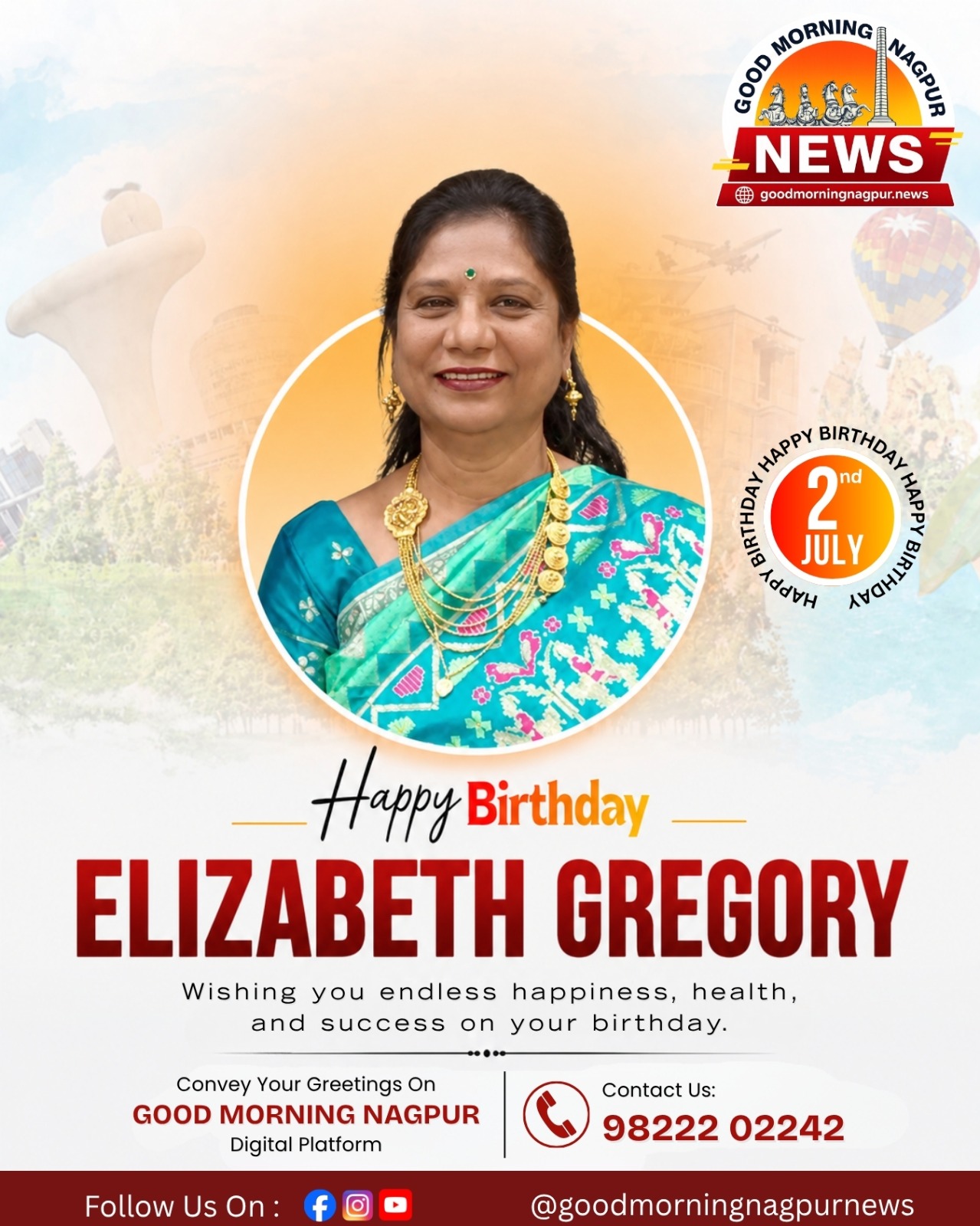 Happy Birthday Elizabeth Gregory