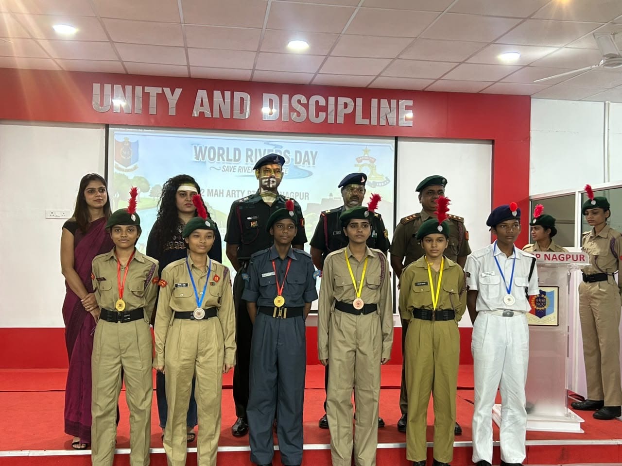 Saraswati Vidyalaya Cadet Excels in NCC P