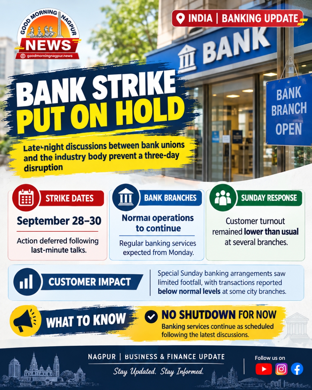 Bank Strike Put on Hold After Last Minute Talks